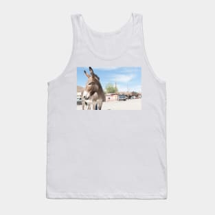 Oatman donkey in main street of small old ghost town on Route 66. Tank Top